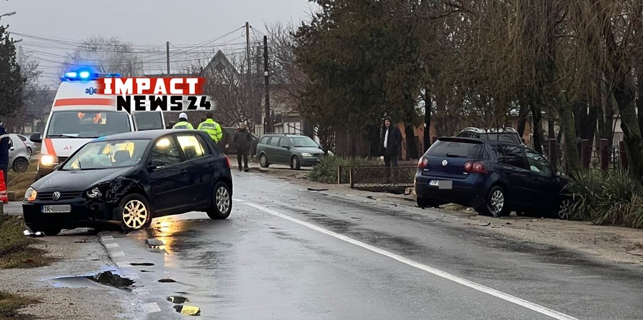 Doi copii răniți într-un accident rutier la Țigănești